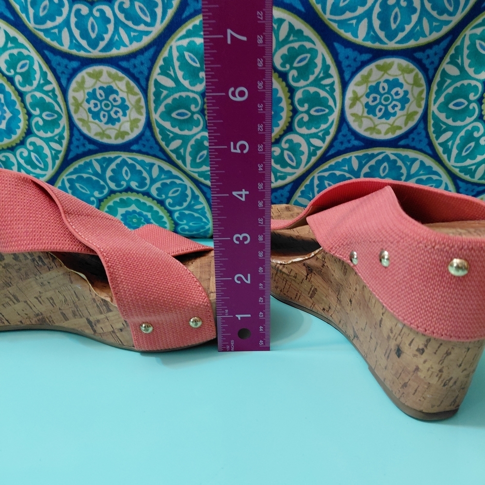 Montego Bay Club Coral Wedge Sandals - Picture 7 of 7